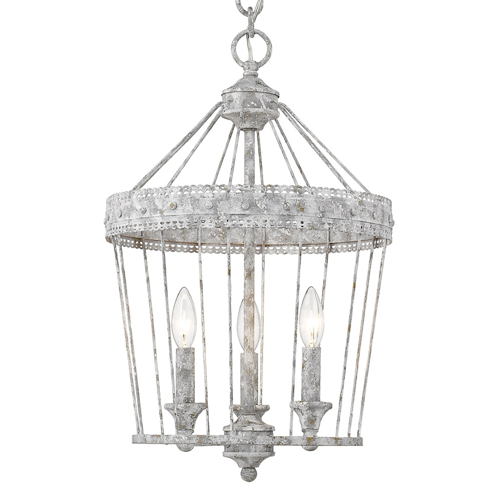 Wry Lighting Ferris 3-light Pendant in Oyster